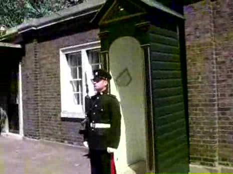 Messing with British Guard